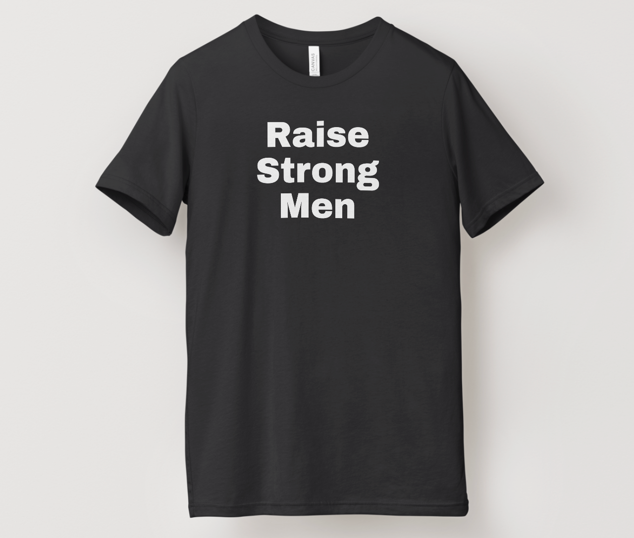 Raise Strong Men T Shirt Mens Black Graphic Tee Gildan Short Sleeve
